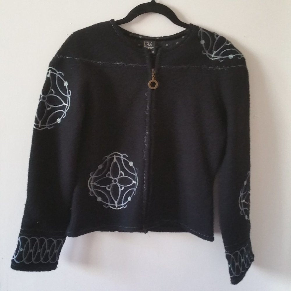 CoVelo Wool & Embroidery Jacket, Size M
